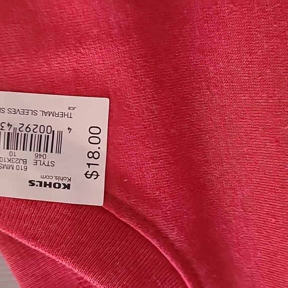 JUMPING BEANS BOYS RED MICKEY MOUSE THERMAL LONG SLEEVE "SKATER" TEE SIZE 8 - Picture 6 of 8